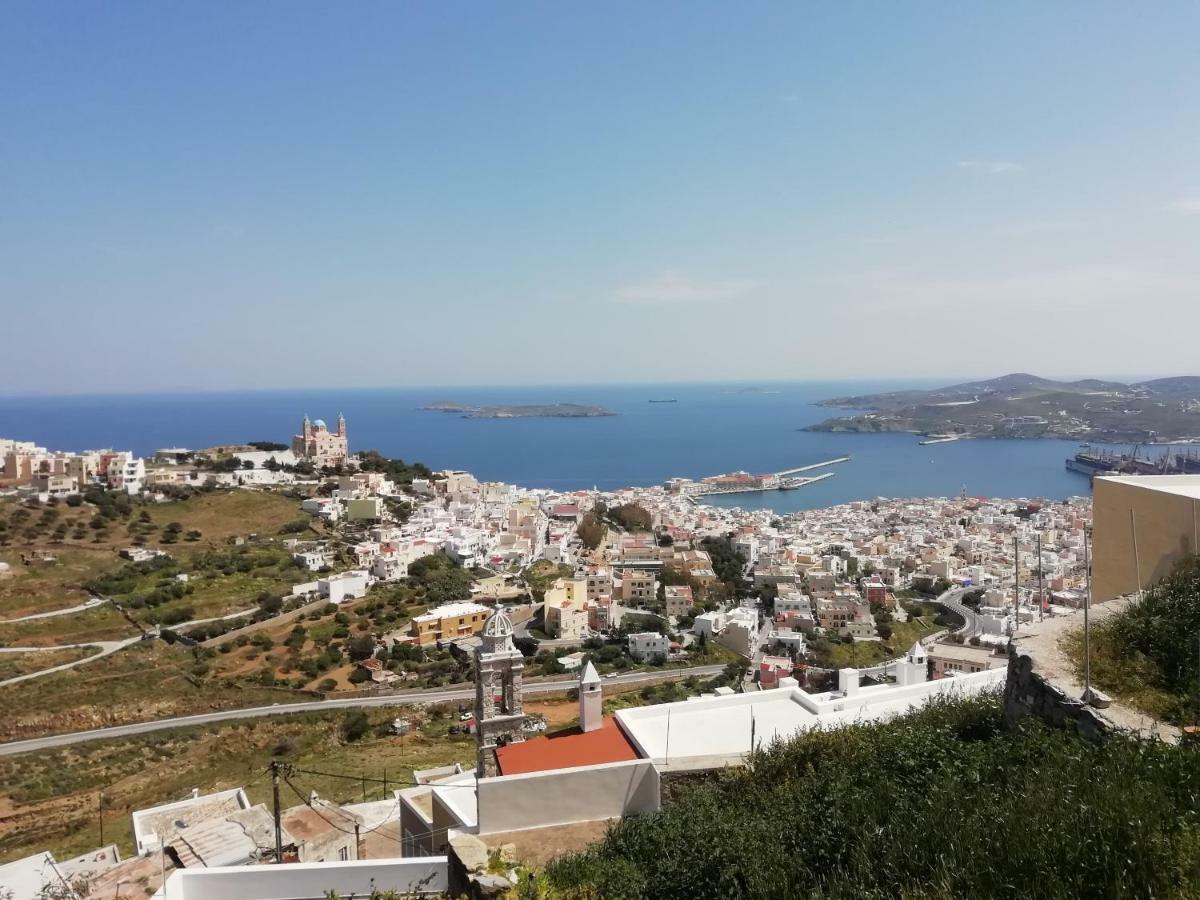 Angelica Apartment Ano Syros Bagian luar foto