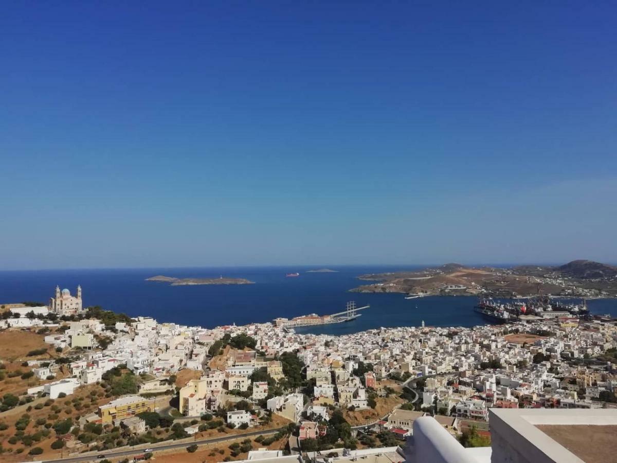 Angelica Apartment Ano Syros Bagian luar foto